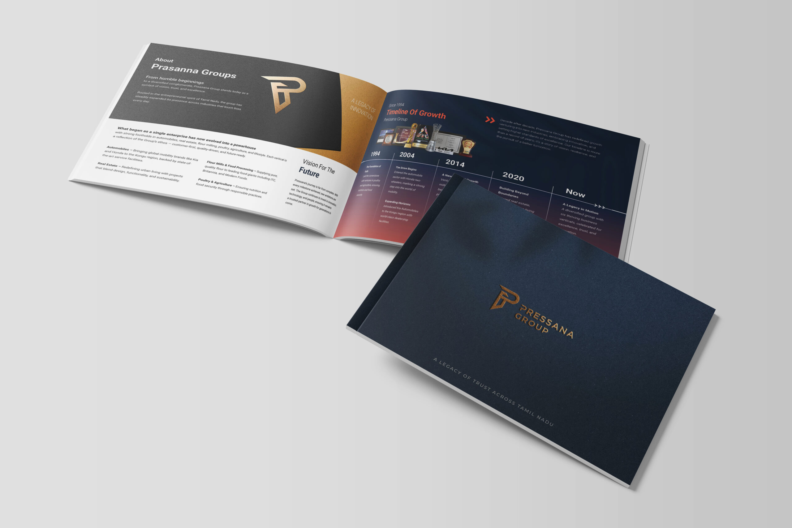 Pressana Group — Corporate Brochure Design