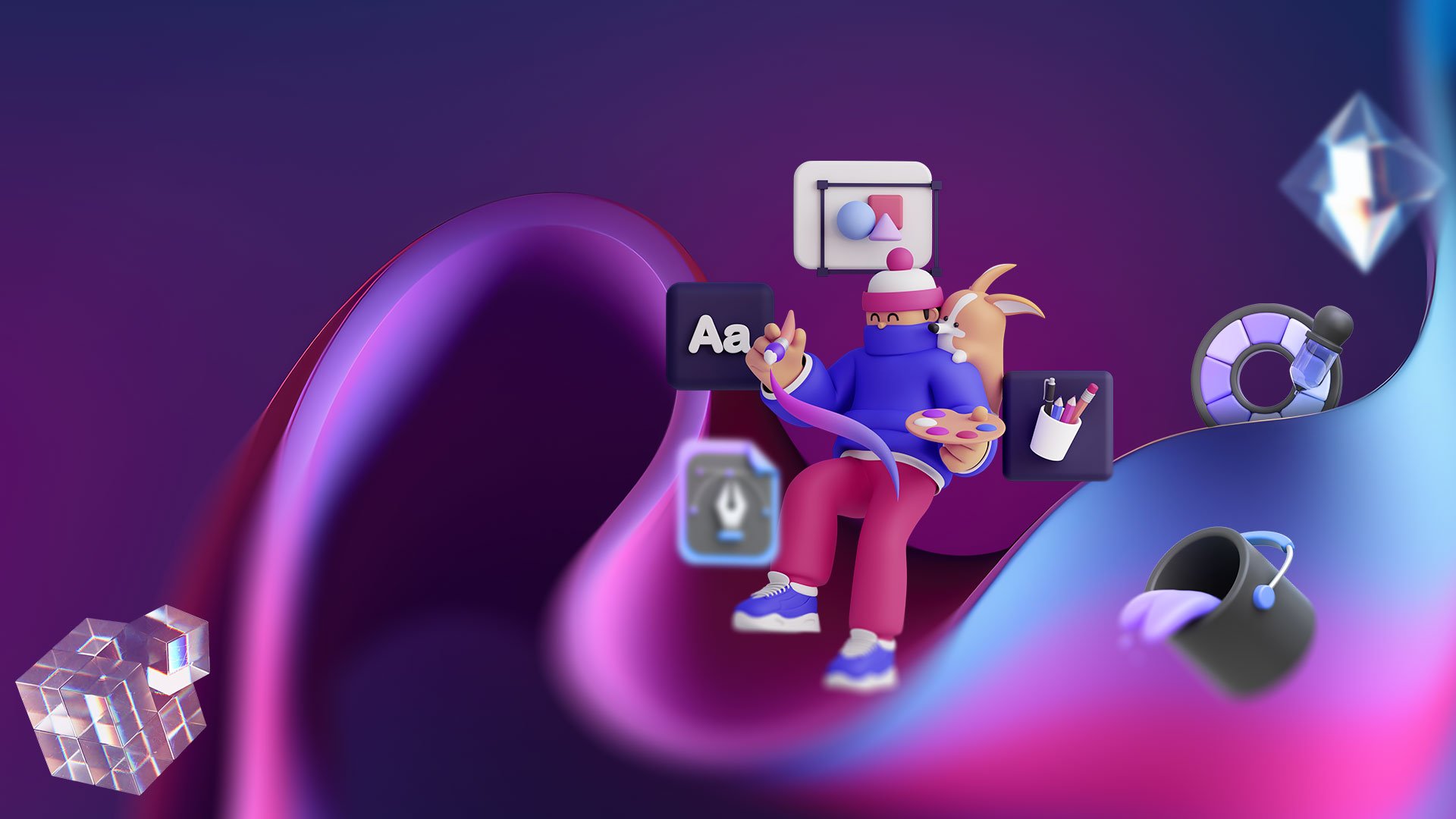 Custom AI image design crafted for branding and creative projects by Woow Reality